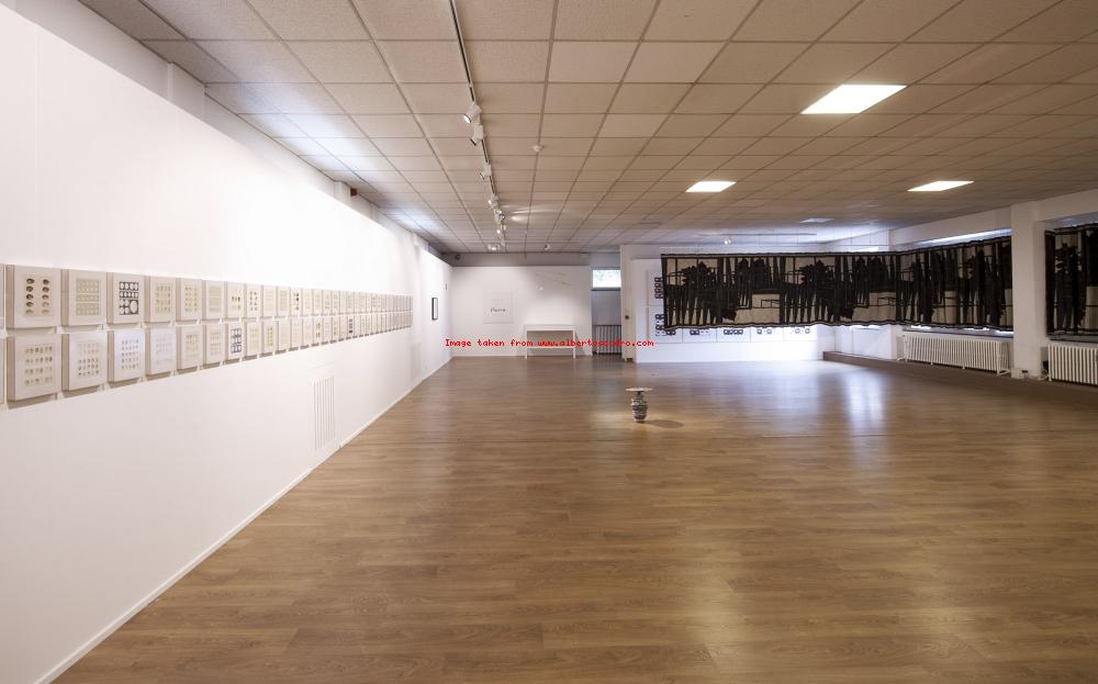 Exhibition view with the work 